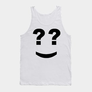 funny emoticon question Tank Top